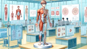 人体模型の絵